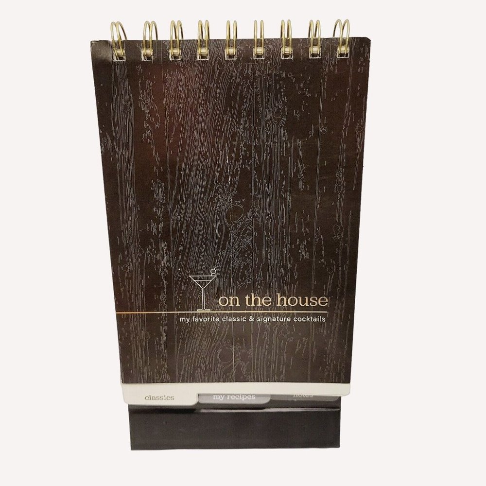 On the House Classic Signature Cocktails Flip Note Book